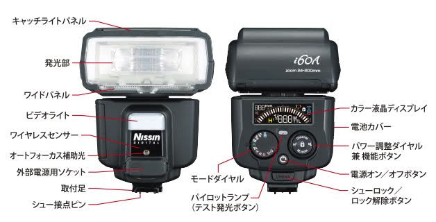 Nissin ニッシンデジタル i60A ソニー用 + Air10s